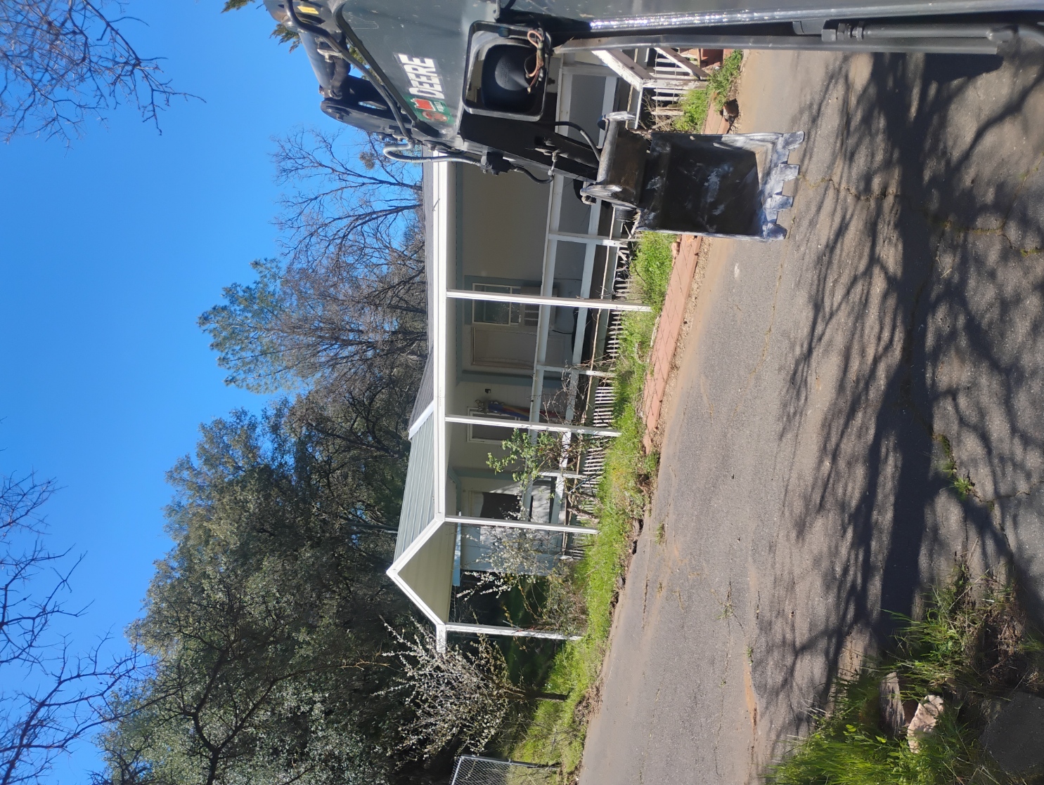 Before demolition structure in Coulterville Mariposa County CA
