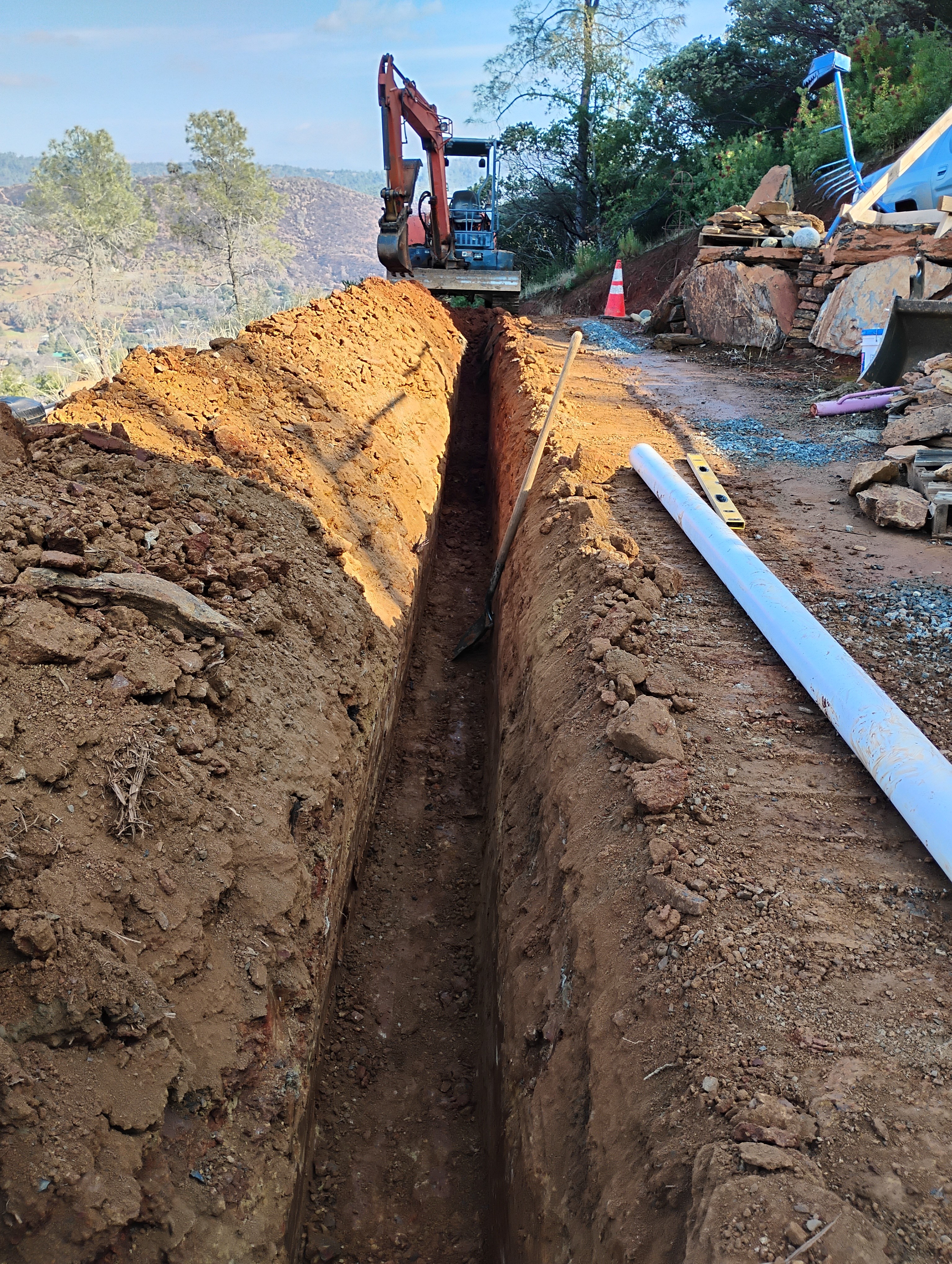 Utility trenching and underground excavation in Mariposa CA